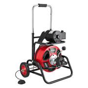 Drain Cleaner Machine 30m x 9.5mm, Auto Feed Sewer Snake Auger, Portable Drain Cleaning Machine with Climbing V952-GDSTJLSGTSZDG6NEF001V3