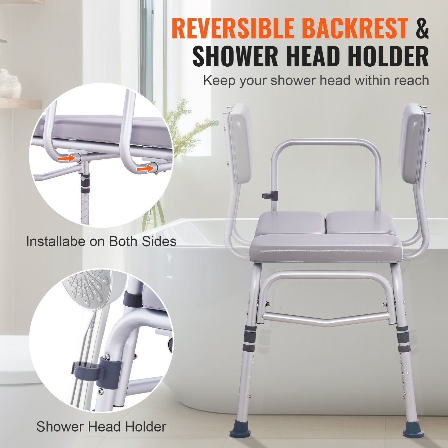 Tub Transfer Bench for Bathtub 500lbs, Shower Seats for Adults, Lightweight Shower Bench for Elderly and V952-GDSYGZYTLSLB6DTHDV0