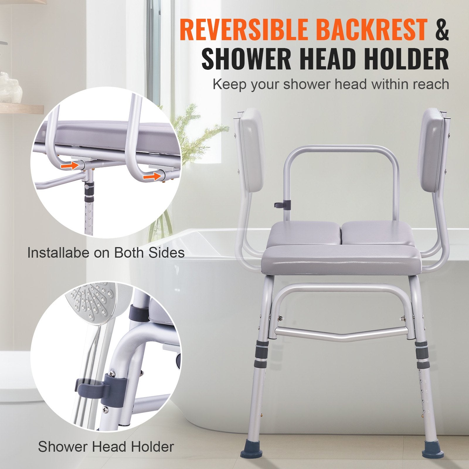 Tub Transfer Bench for Bathtub 500lbs, Shower Seats for Adults, Lightweight Shower Bench for Elderly and V952-GDSYGZYTLSLB6DTHDV0