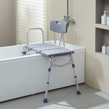 Tub Transfer Bench for Bathtub, Adjustable Shower Seats for Adults, Lightweight Shower Bench for Elderly and V952-GDSYGZYTLSLBISSULV0