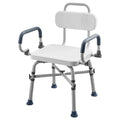 Swivel Shower Chair with Arms and Back, 227 kg Load Heavy Duty Bench Seat for Inside Shower Stall and V952-GDSYGZYTLSLKHO50K001V0