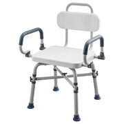 Swivel Shower Chair with Arms and Back, 227 kg Load Heavy Duty Bench Seat for Inside Shower Stall and V952-GDSYGZYTLSLKHO50K001V0