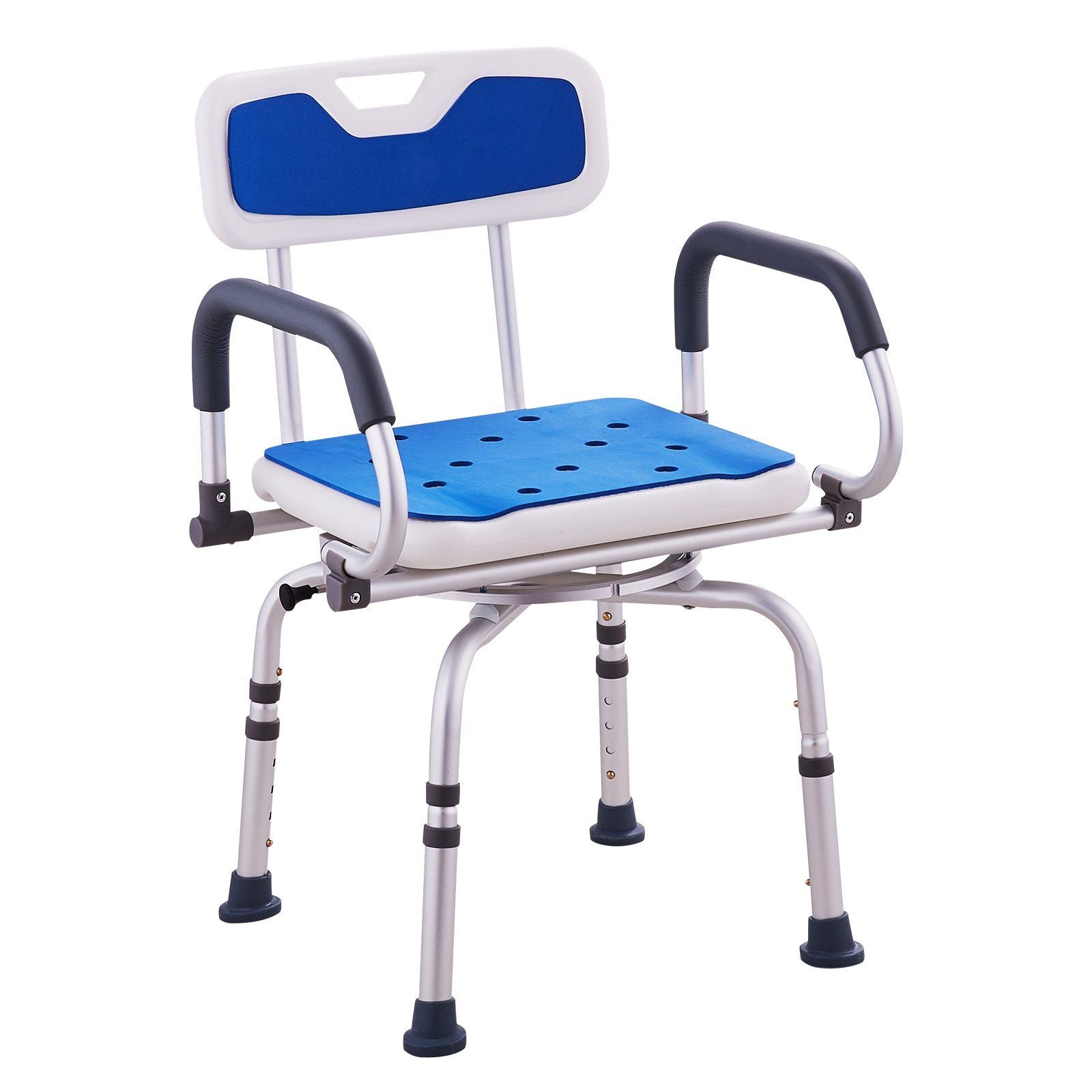Swivel Shower Chair 360 Degree, Adjustable Shower Seat with Pivoting Arms for Inside Showers or Tubs, V952-GDSYGZYTLSLKLF6OHV0
