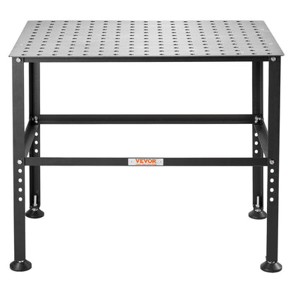 Welding Table 36" x 24", 800LBS Capacity Welding Workbench Table, Heavy-Duty Work Bench with 0.63" Fixture V952-GDXHZ800LB36HJ2L5V0
