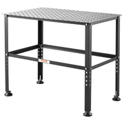 Welding Table 36" x 24", 800LBS Capacity Welding Workbench Table, Heavy-Duty Work Bench with 0.63" Fixture V952-GDXHZ800LB36HJ2L5V0