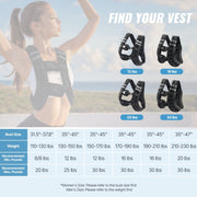 Weighted Vest, 16 lbs Weight Vest with Reflective Stripe, Adjustable Buckle Body Weight Vest for Men Women, V952-GDZLKXTS16LB1UQTTV0