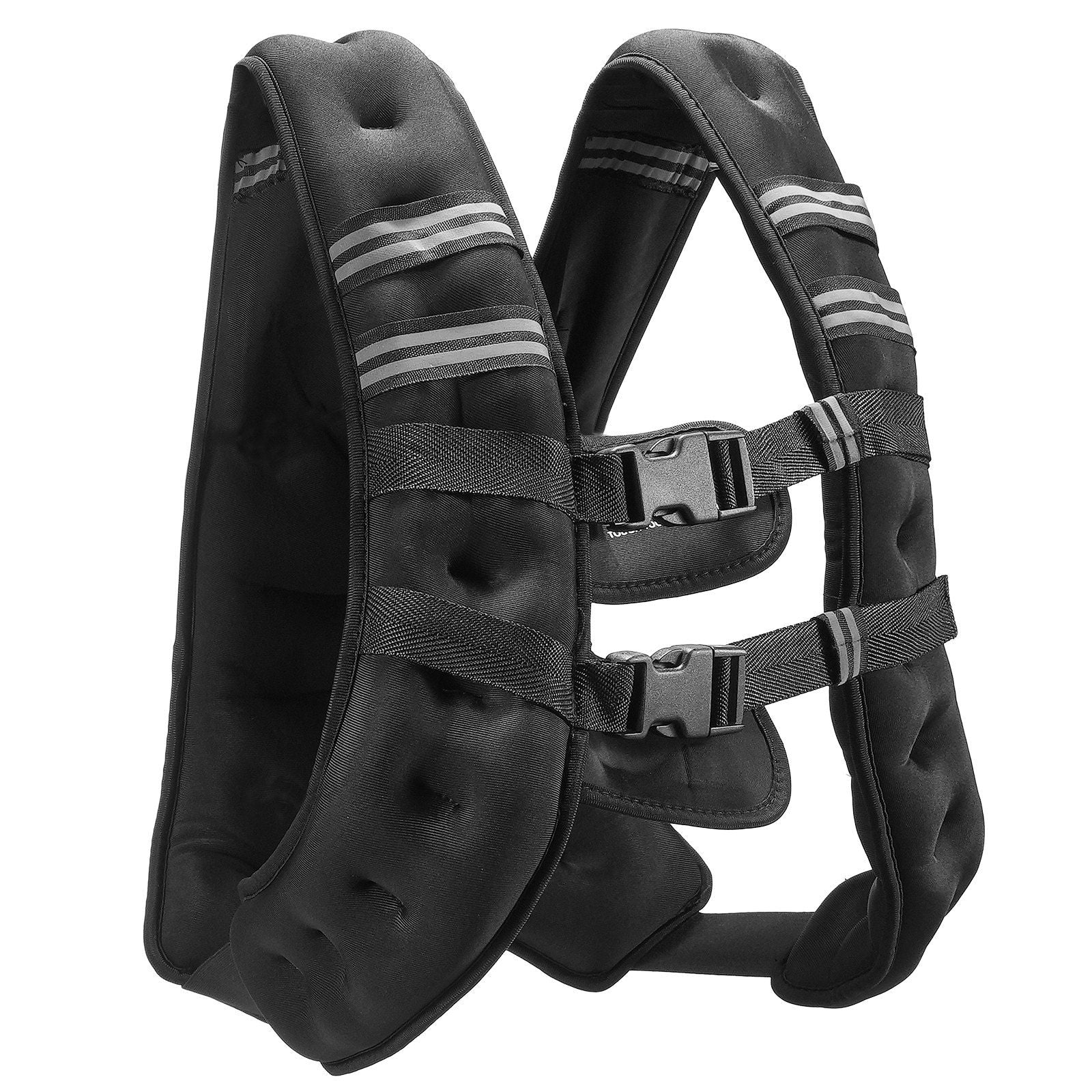 Weighted Vest, 20 lbs Weight Vest with Reflective Stripe, Adjustable Buckle Body Weight Vest for Men Women, V952-GDZLKXTS20LB3OHMJV0
