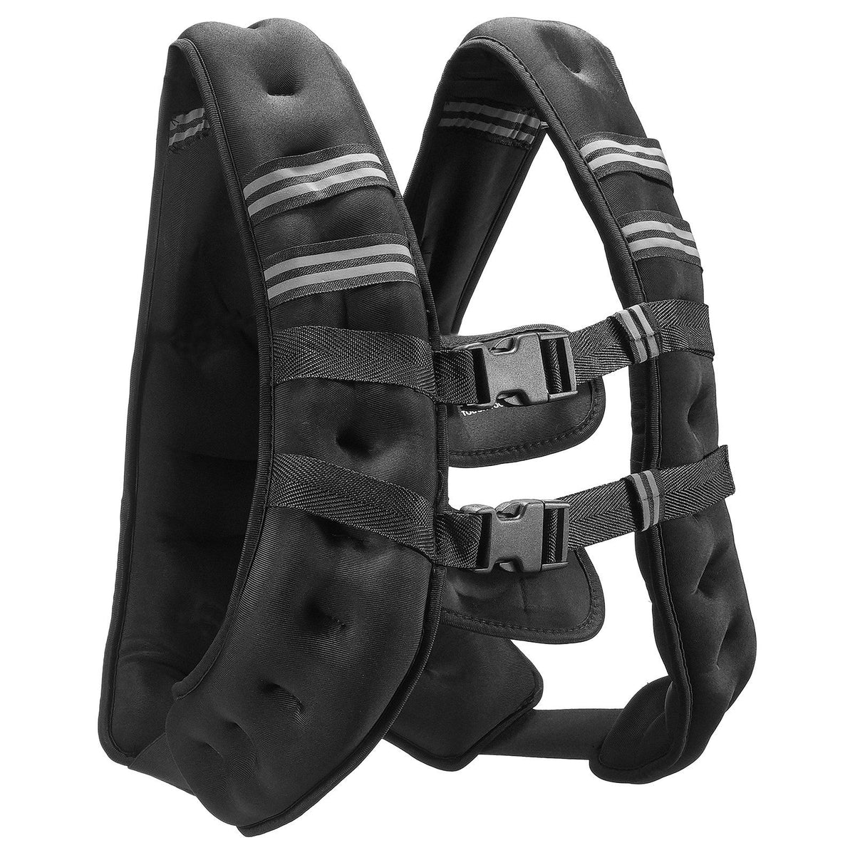 Weighted Vest, 20 lbs Weight Vest with Reflective Stripe, Adjustable Buckle Body Weight Vest for Men Women, V952-GDZLKXTS20LB3OHMJV0