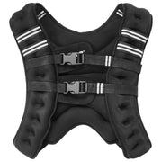 Weighted Vest, 20 lbs Weight Vest with Reflective Stripe, Adjustable Buckle Body Weight Vest for Men Women, V952-GDZLKXTS20LB3OHMJV0