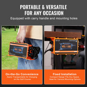 18 AMP Golf Cart Smart Battery Charger for EZGO D-Style IP67 ETL V952-GEFQCDCCDQDXHNSQ1V3