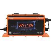 12 AMP Golf Cart Smart Battery Charger for EZGO D-Style IP67 ETL V952-GEFQCDCCDQDXN3UKQV3