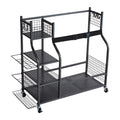 Golf Storage Garage Organizer, 2 Golf Bag Stand Holder and Other Sports Equipment Storage Rack, Rolling Ball V952-GEFSNJHSS4G25AL4YV0