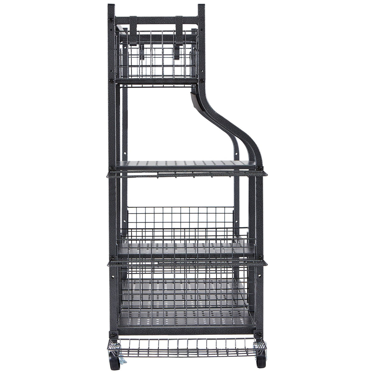 Golf Storage Garage Organizer, 2 Golf Bag Stand Holder and Other Sports Equipment Storage Rack, Rolling Ball V952-GEFSNJHSS4G25AL4YV0