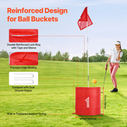 Backyard Golf Game 3 Hole Portable Bucket Golf Game for Kids and Adults V952-GEFTYXTZ3JT0WK6QTV0