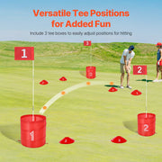 Backyard Golf Game 3 Hole Portable Bucket Golf Game for Kids and Adults V952-GEFTYXTZ3JT0WK6QTV0