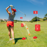 Backyard Golf Game 9 Hole Portable Bucket Golf Game for Kids and Adults V952-GEFTYXTZ9JT021A19V0