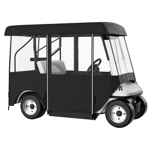 Golf Cart Enclosure, Polyester Driving Enclosure, Club Car Covers Universal Fits for 2+2 Passenger Golf V952-GEFYPCZ4ZHENC-011V0