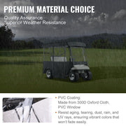 Golf Cart Enclosure, Polyester Driving Enclosure, Club Car Covers Universal Fits for 2+2 Passenger Golf V952-GEFYPCZ4ZHENC-011V0
