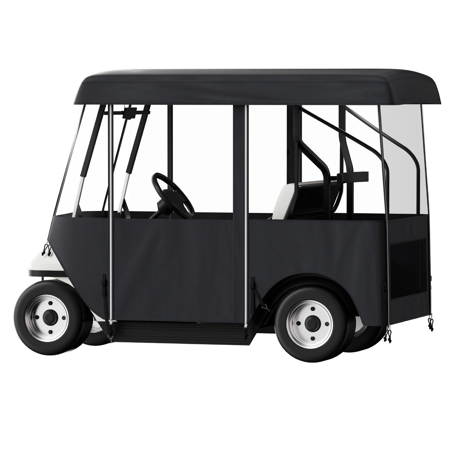 Golf Cart Enclosure, Polyester Driving Enclosure, Club Car Covers Universal Fits for 2+2 Passenger Golf V952-GEFYPCZ4ZHENC-011V0