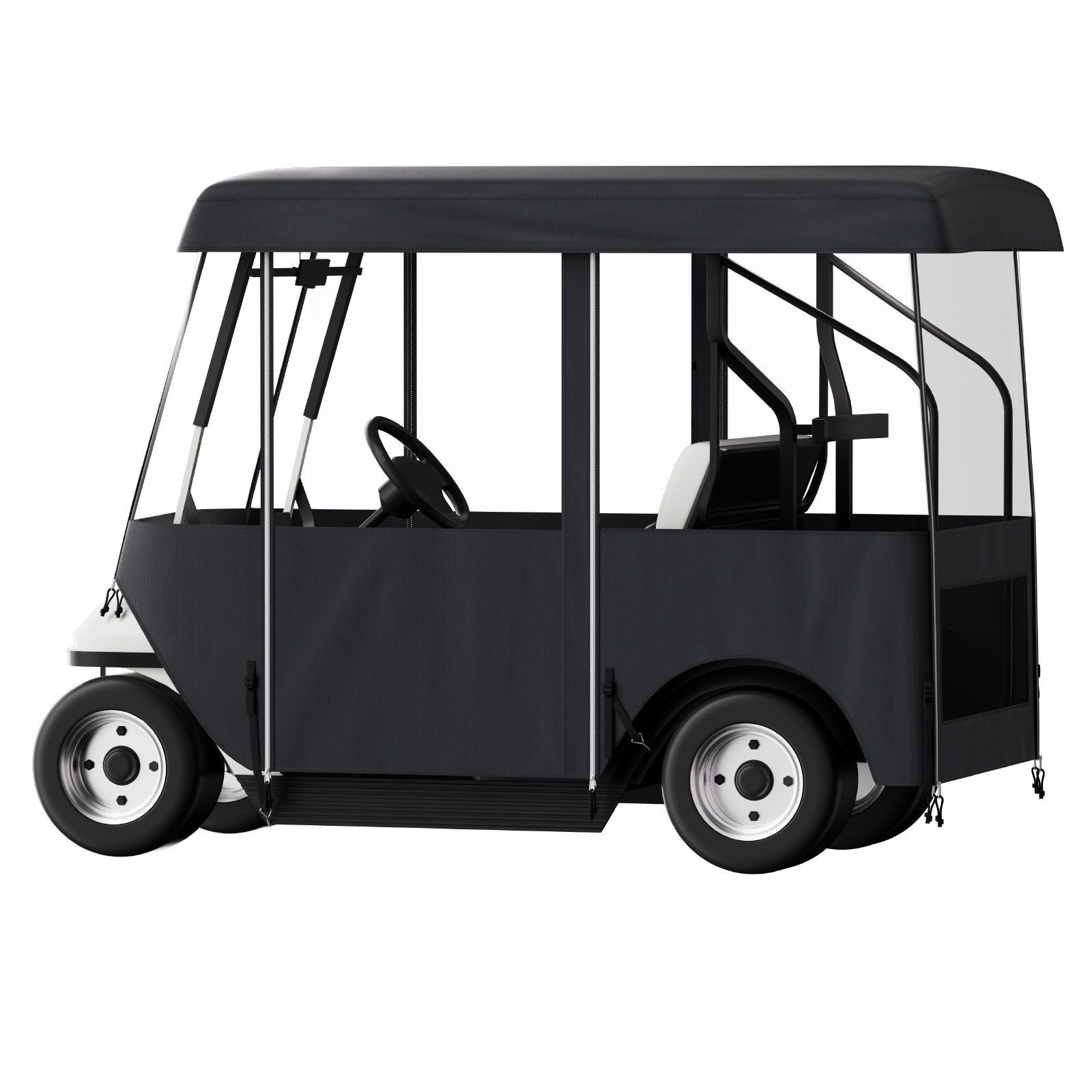 Golf Cart Enclosure, Polyester Driving Enclosure, Club Car Covers Universal Fits for 2+2 Passenger Golf V952-GEFYPCZ4ZHENC-011V0