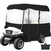 4 Passenger Golf Cart Cover Driving Enclosure Waterproof Roll-up Door V952-GEFYPCZ4ZHENC-022V0
