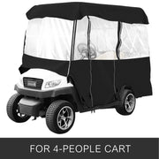 4 Passenger Golf Cart Cover Driving Enclosure Waterproof Roll-up Door V952-GEFYPCZ4ZHENC-022V0