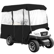 4 Passenger Golf Cart Cover Driving Enclosure Waterproof Roll-up Door V952-GEFYPCZ4ZHENC-022V0