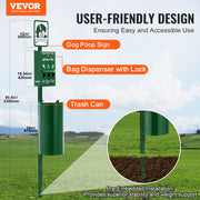 Dog Waste Station 11.5 Gallons Outdoor Dog Poop Station with 600 Bags V952-GFBZTZCWBYDXEKJXWV0