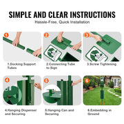 Dog Waste Station 11.5 Gallons Outdoor Dog Poop Station with 600 Bags V952-GFBZTZCWBYDXEKJXWV0