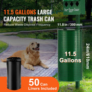 Dog Waste Station with 600 Dog Poop Bags Commercial Park Pet Poop Station V952-GFBZTZDXGSYBM1LVVV0