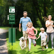 Dog Waste Station with 600 Dog Poop Bags Commercial Park Pet Poop Station V952-GFBZTZDXGSYBM1LVVV0