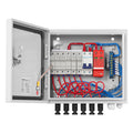 Solar PV Combiner Box 6 String 10A for Solar Panel System Steel Case IP65 V952-GFHLX6HL10ATXX3C2Y3