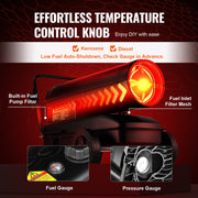 100000Btu Kerosene/Diesel Forced Air Torpedo Space Heater with Thermostat V952-GFSMYQNQ1000RLUKNV3