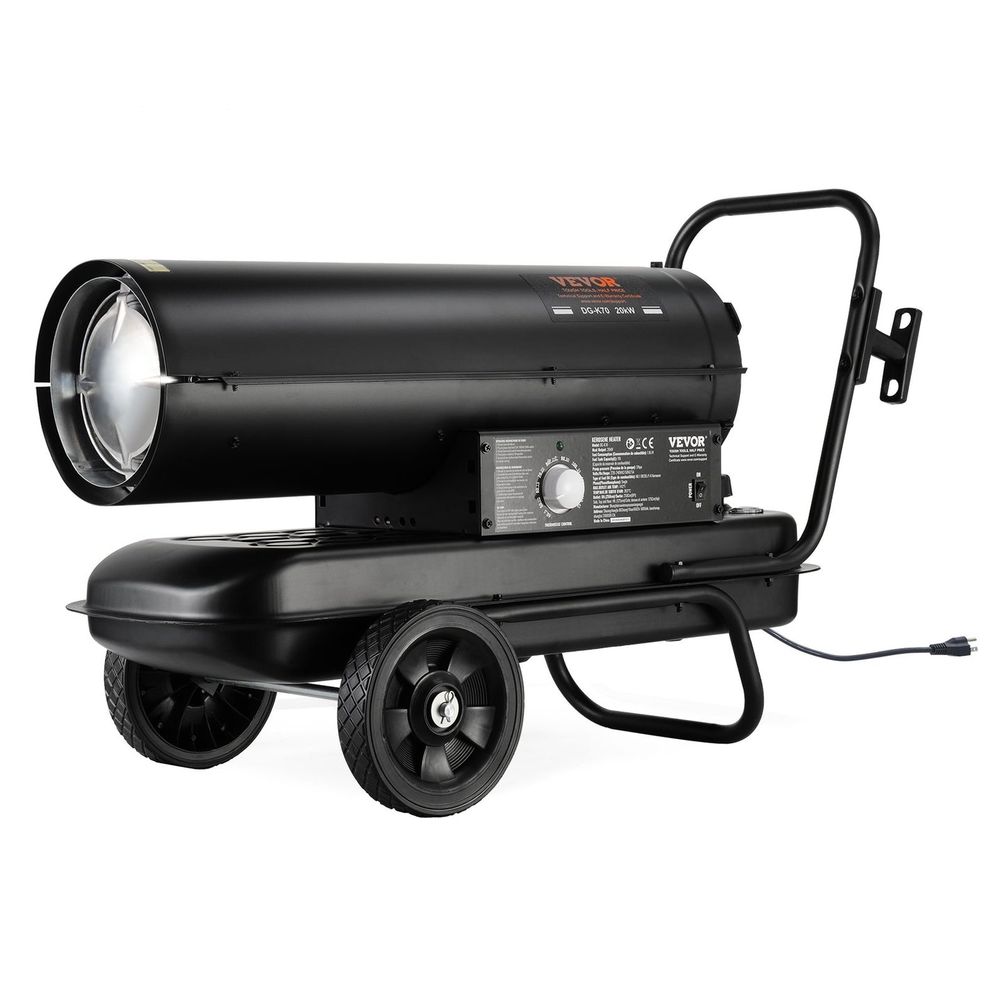 Portable Kerosene Forced Air Heater 70000 BTU Indoor Outdoor Use 5gal Tank V952-GFSMYQNQ70007Y0FJV3