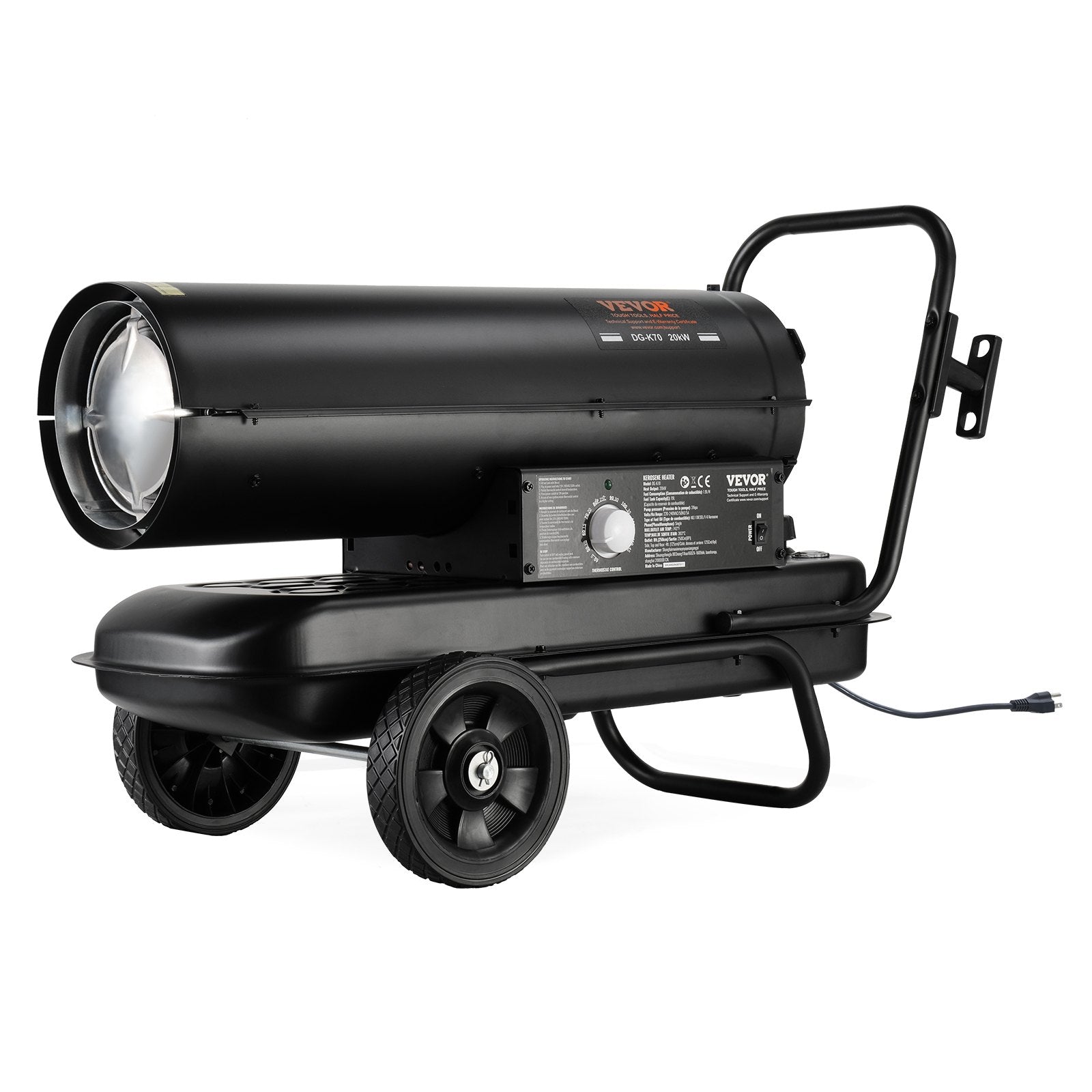Portable Kerosene Forced Air Heater 70000 BTU Indoor Outdoor Use 5gal Tank V952-GFSMYQNQ70007Y0FJV3