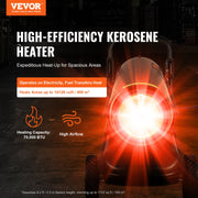 Portable Kerosene Forced Air Heater 70000 BTU Indoor Outdoor Use 5gal Tank V952-GFSMYQNQ70007Y0FJV3