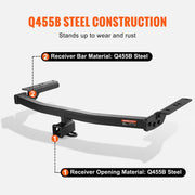 Class 3 Trailer Hitch, 2-Inch Receiver, Q455B Steel Tube Frame, Compatible with 2020-2023 Toyota Highlander, V952-GGLJQTG2YCTOVCHLXV0