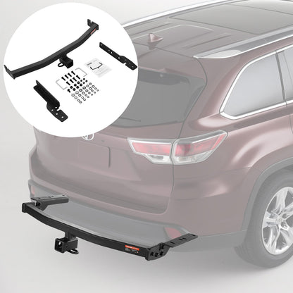 Class 3 Trailer Hitch, 2-Inch Receiver, Q455B Steel Tube Frame, Compatible with 2020-2023 Toyota Highlander, V952-GGLJQTG2YCTOVCHLXV0