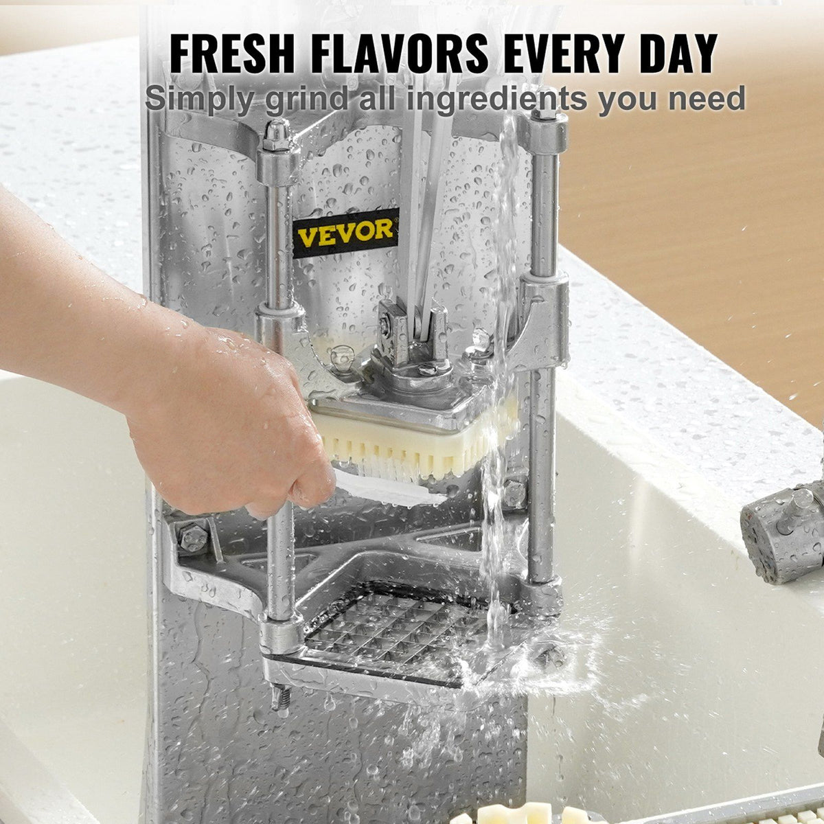 Commercial Vegetable Dicer French Fry Cutter with 4 Blades Wedge Slicer V952-GGSSDQTJJBBQXJAKLV0