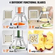 Commercial Chopper Commercial Vegetable Chopper with 4 Blades Fruits Dicer V952-GGSSDQTJJBQX4YU0HV0