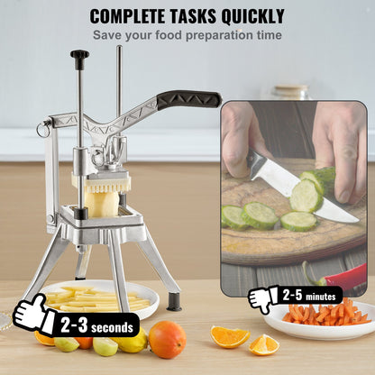 Commercial Chopper Commercial Vegetable Chopper with 4 Blades Fruits Dicer V952-GGSSDQTJJBQX4YU0HV0