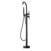 Freestanding Bathtub Faucet, Floor Mount, Freestanding Tub Filler, Shower Mixer Taps, Two Water Modes, 360 V952-GHKSLTSYXYGH0IJXEV0