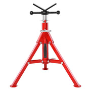V Head Pipe Stand 0.32 - 30.48 cm Capacity, Adjustable Height 610mm-1067mm, Pipe Jack Stands 1134kg Load V952-GJ1107BGJ-VX00001V0