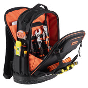 Tool Backpack with Tools, 65 Pockets, Heavy-duty Tools Storage Organizer Bags with Laptop Compartment & V952-GJBB1416INCHDUXTA001V0