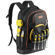 Tool Backpack with Tools, 65 Pockets, Heavy-duty Tools Storage Organizer Bags with Laptop Compartment & V952-GJBB1416INCHDUXTA001V0
