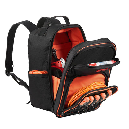 Tool Backpack, 49 Pockets, Heavy-duty Tools Storage Organizer Work Bags with Laptop Compartment & Reinforced V952-GJBBBD1012INXI8UM001V0