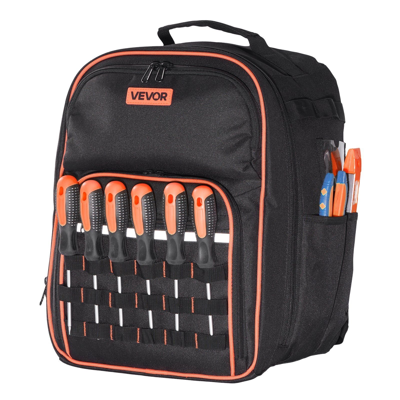 Tool Backpack, 49 Pockets, Heavy-duty Tools Storage Organizer Work Bags with Laptop Compartment & Reinforced V952-GJBBBD1012INXI8UM001V0