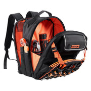 Tool Backpack, 45 Pockets, Heavy-duty Tools Storage Organizer Work Bags with Laptop Compartment & Reinforced V952-GJBBBD1214IN0W07J001V0
