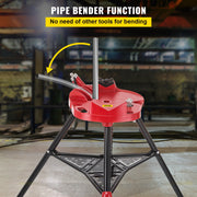 Tripod Pipe Chain Vice Stand 1/8" to 6" w/ Steel Legs & Rubber Mounts Bib V952-GJDJLGQZJ00000001V0