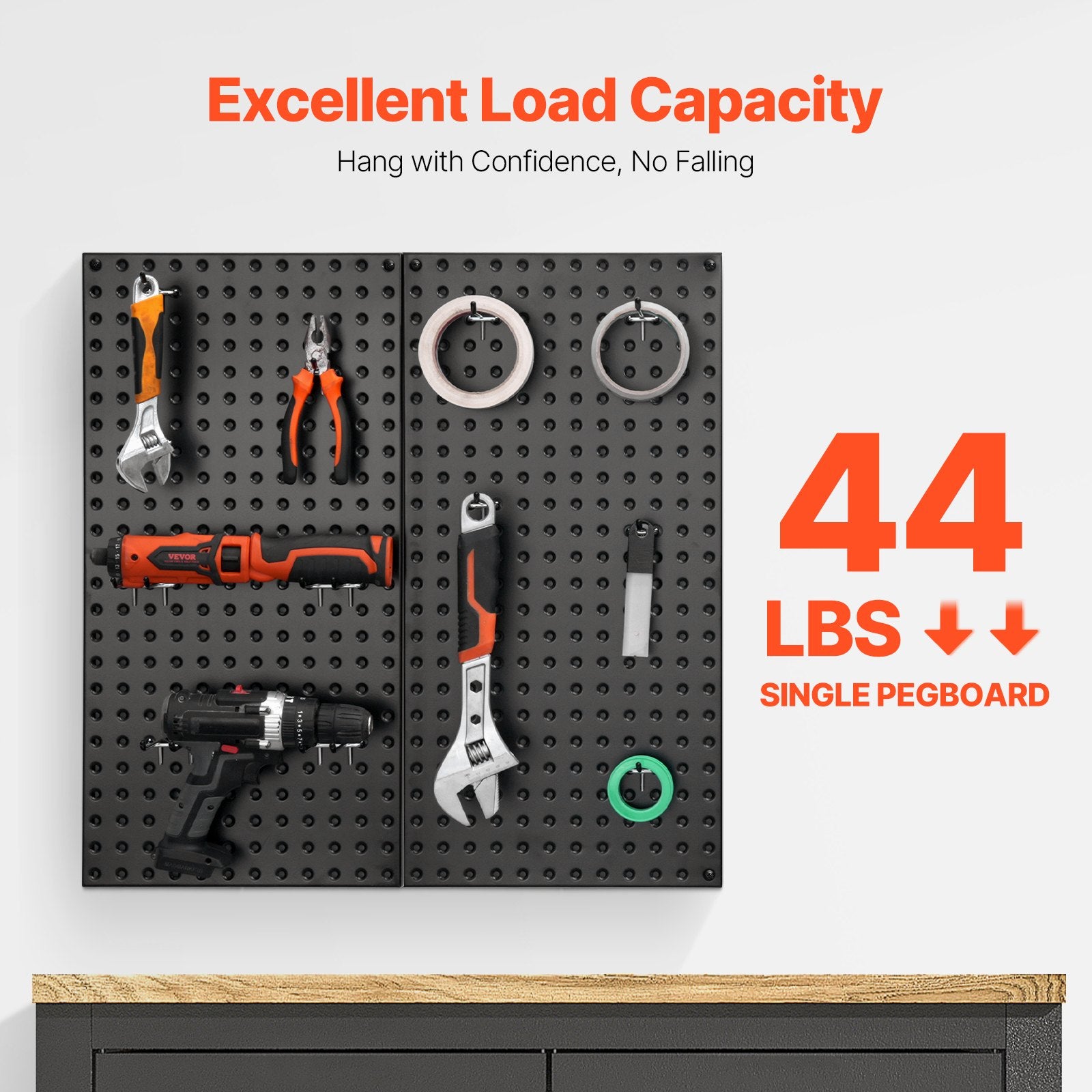 Metal Pegboard Panels609.6 x 304.8 mm2 Panels Wall Organizer for Home V952-GJGBHSJS241219C35V0